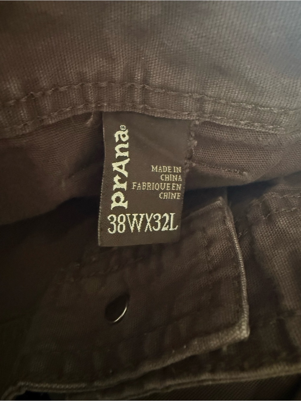 Prana Men's Dark Brown Straight Pants